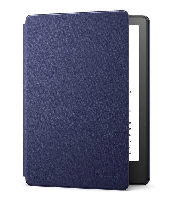 eBookReader Amazon Paperwhite 5 2021 læder cover dybhavsblå omslag